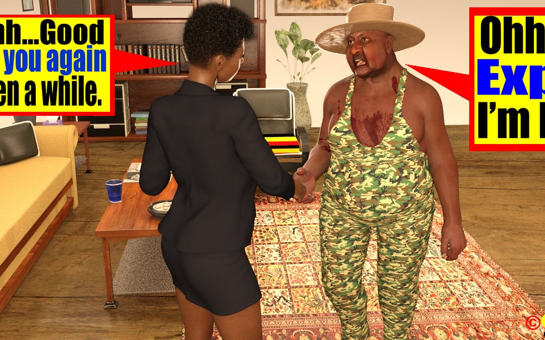 The Dictator Yoweri Museveni and his Witch Doctor