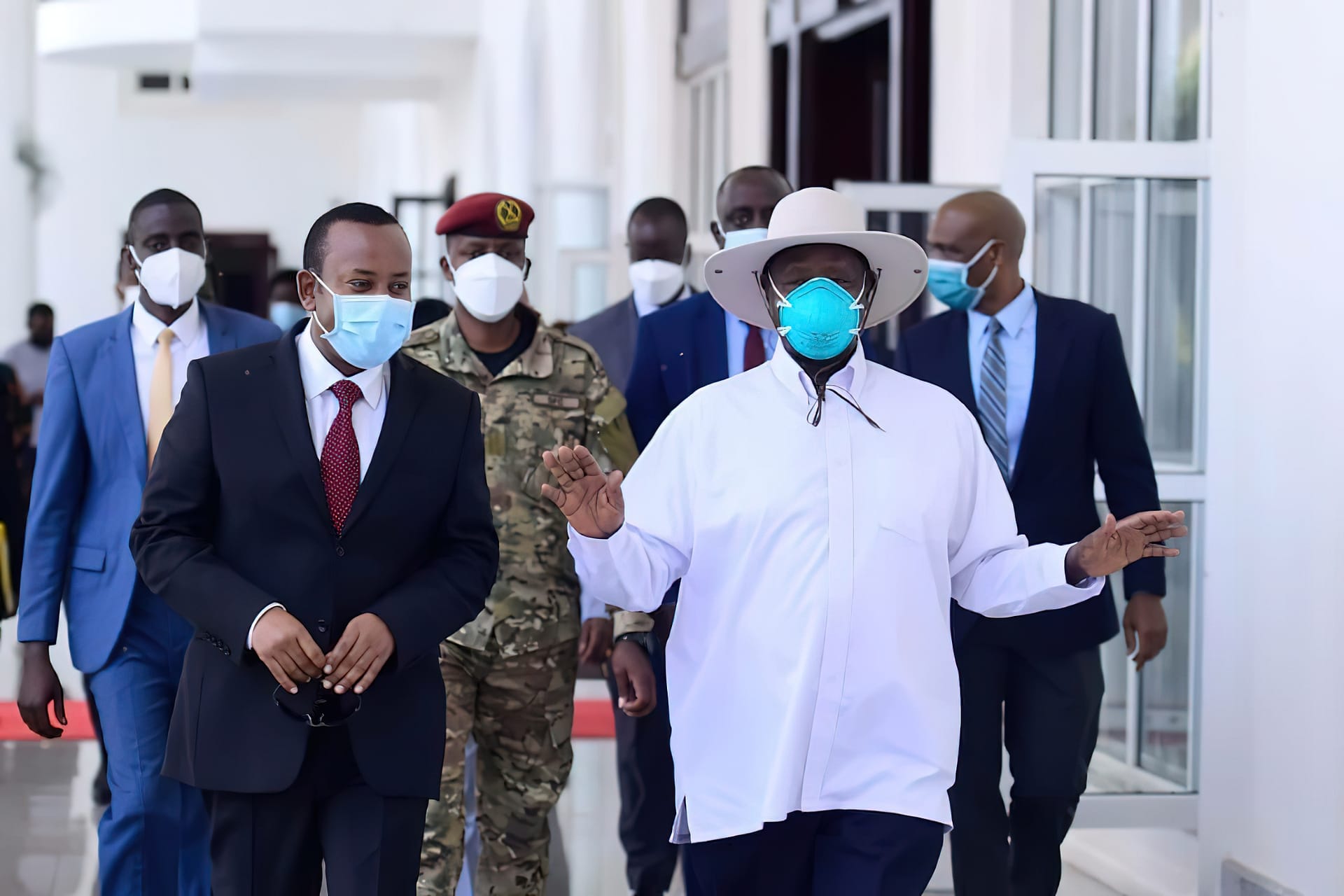 DICTATOR MUSEVENI AND ABIY AHMED ON A GENOCIDE MOBILISATION TRIP